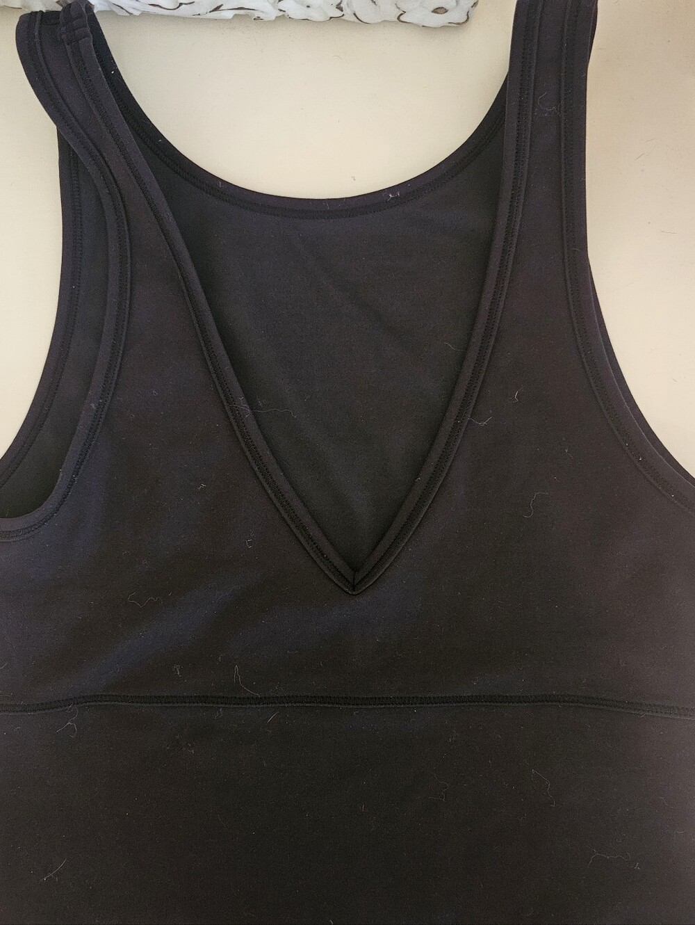 Lululemon Black Tank Top.